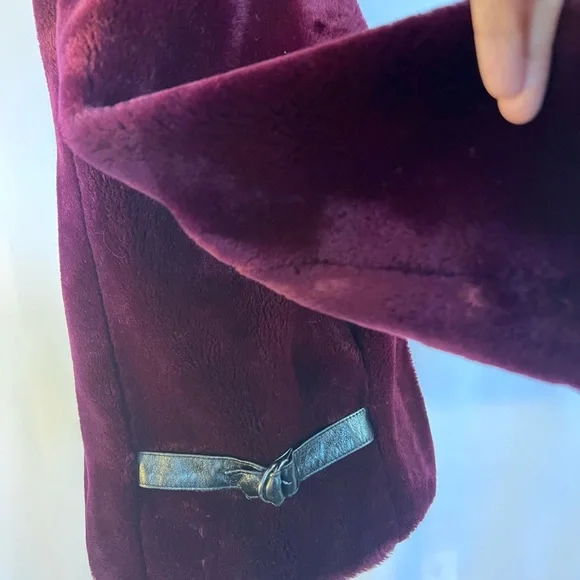 Vtg Sasson Juniors Sz 9 Full Zip Faux Fur Coat - Picture 7 of 16